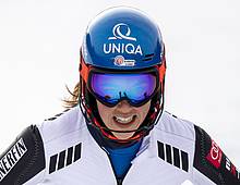 Slovak top skier Vlhová in Saturday's slalom with bib #1