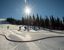The training and competition slope are in the hands of dozens of experts